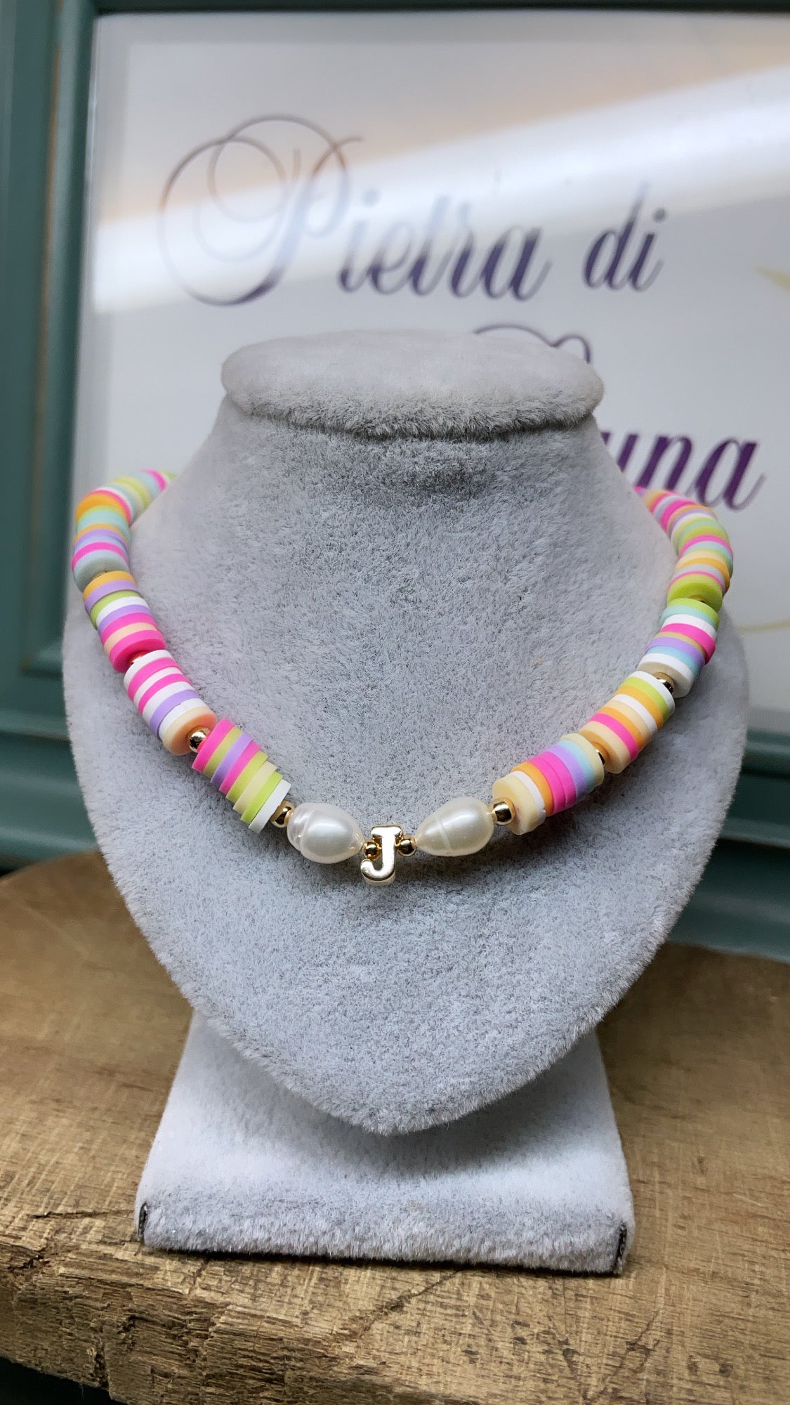 Tiny Initial Necklace