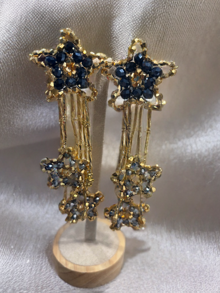 Duo Star Earrings