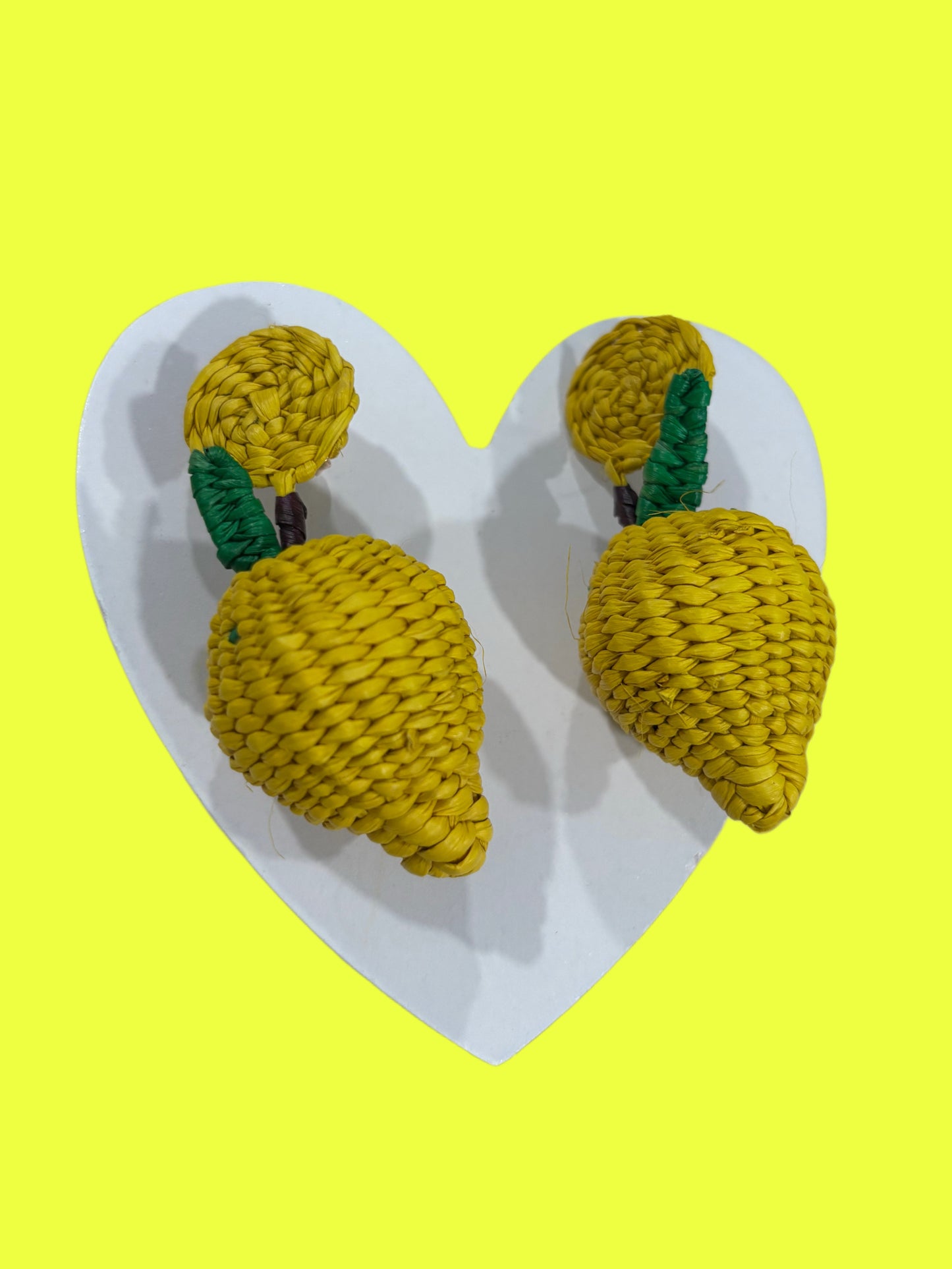 Lime Toquilla Earrings