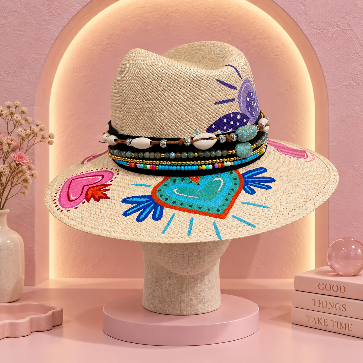 Handpainted hats