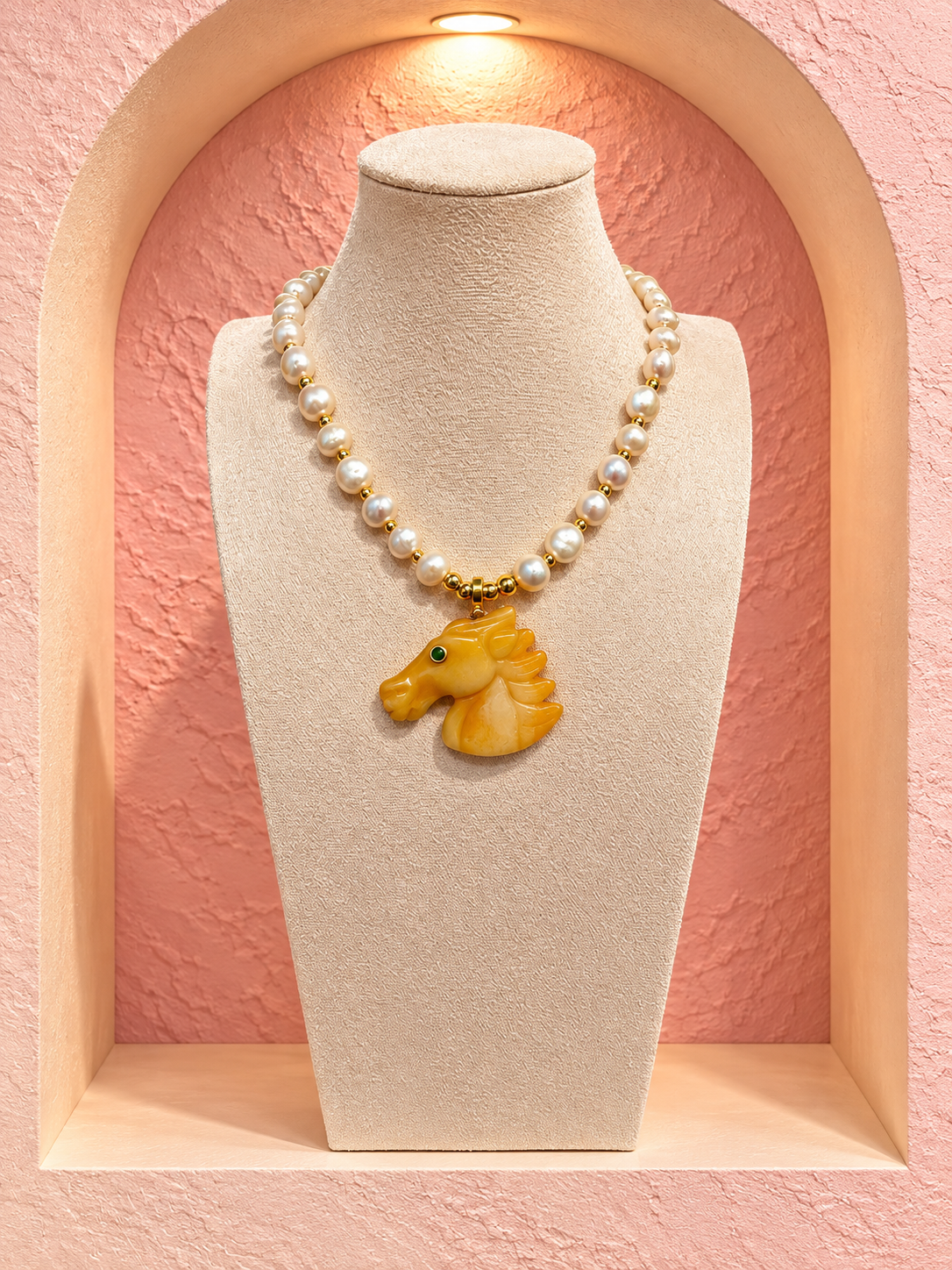 Natural Stone necklace & Charm