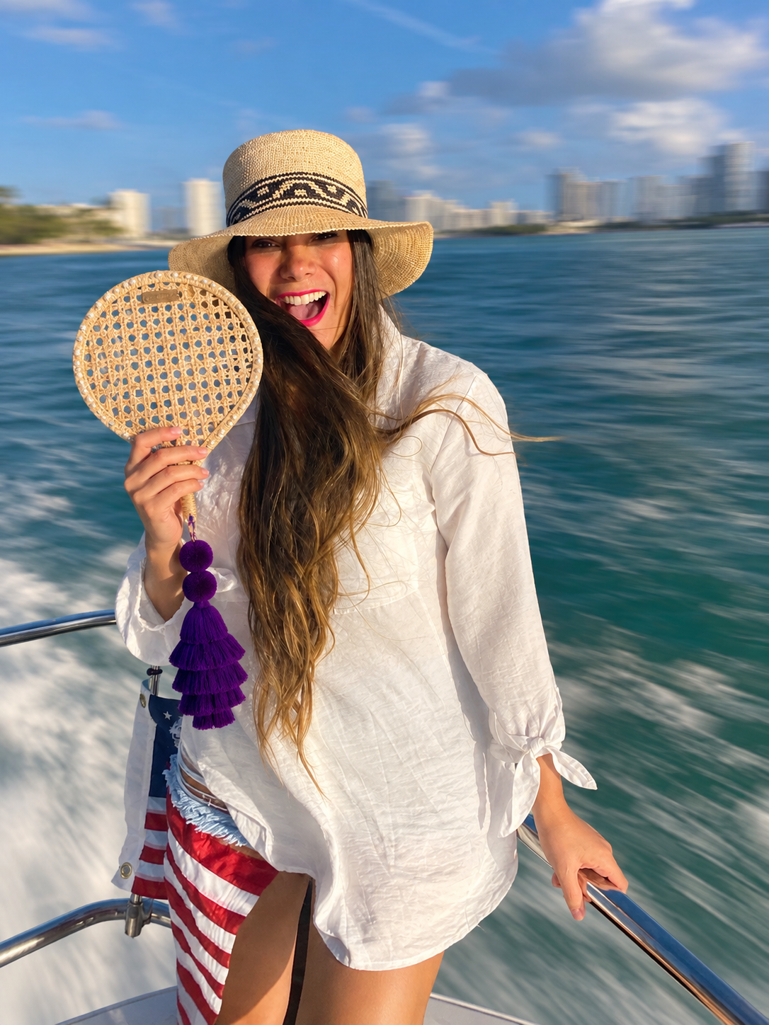 Toquilla Straw Fan