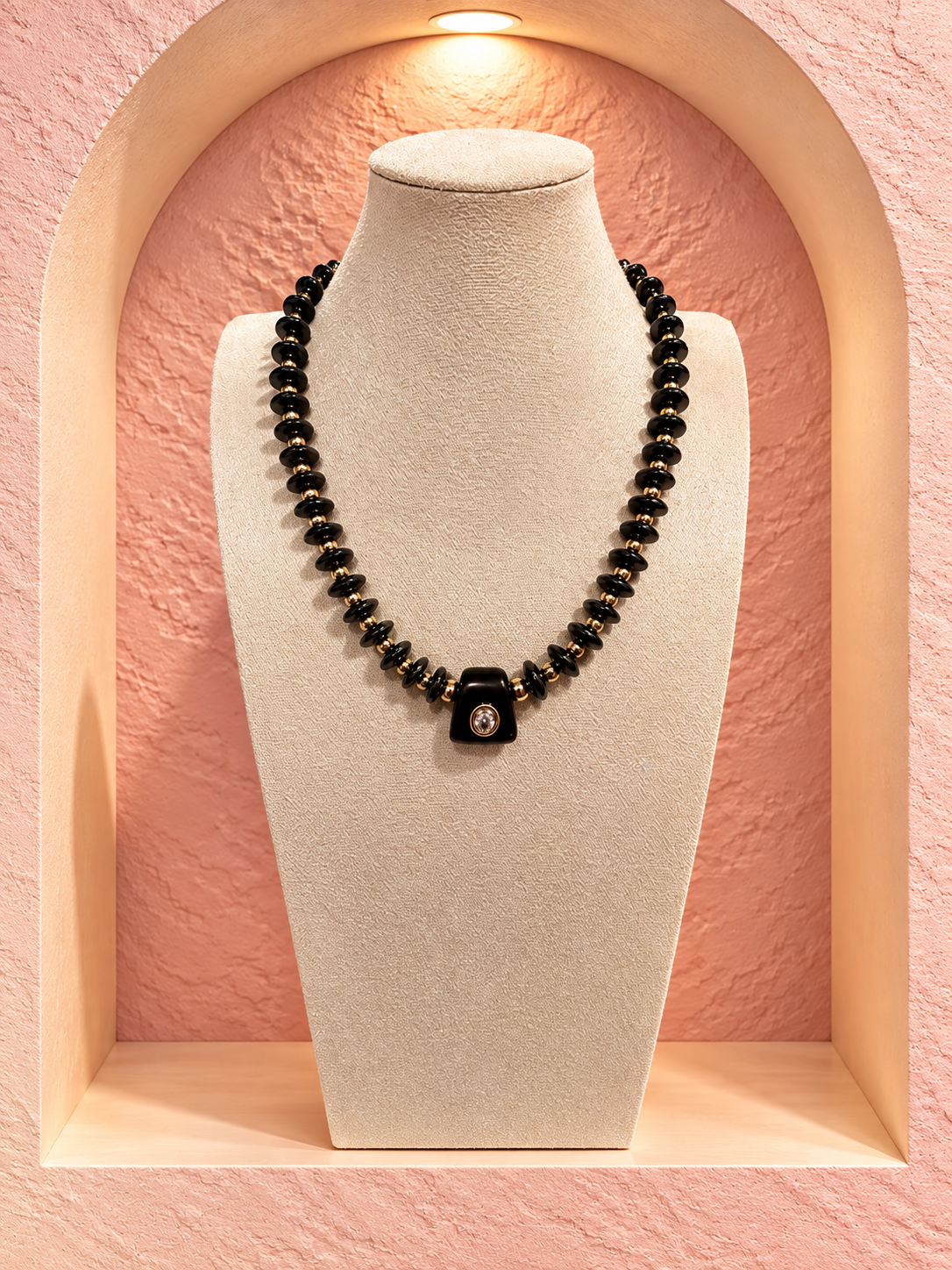 Natural Stone necklace & Charm