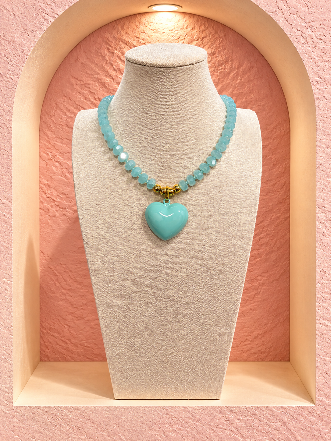 Natural Stone necklace & Charm